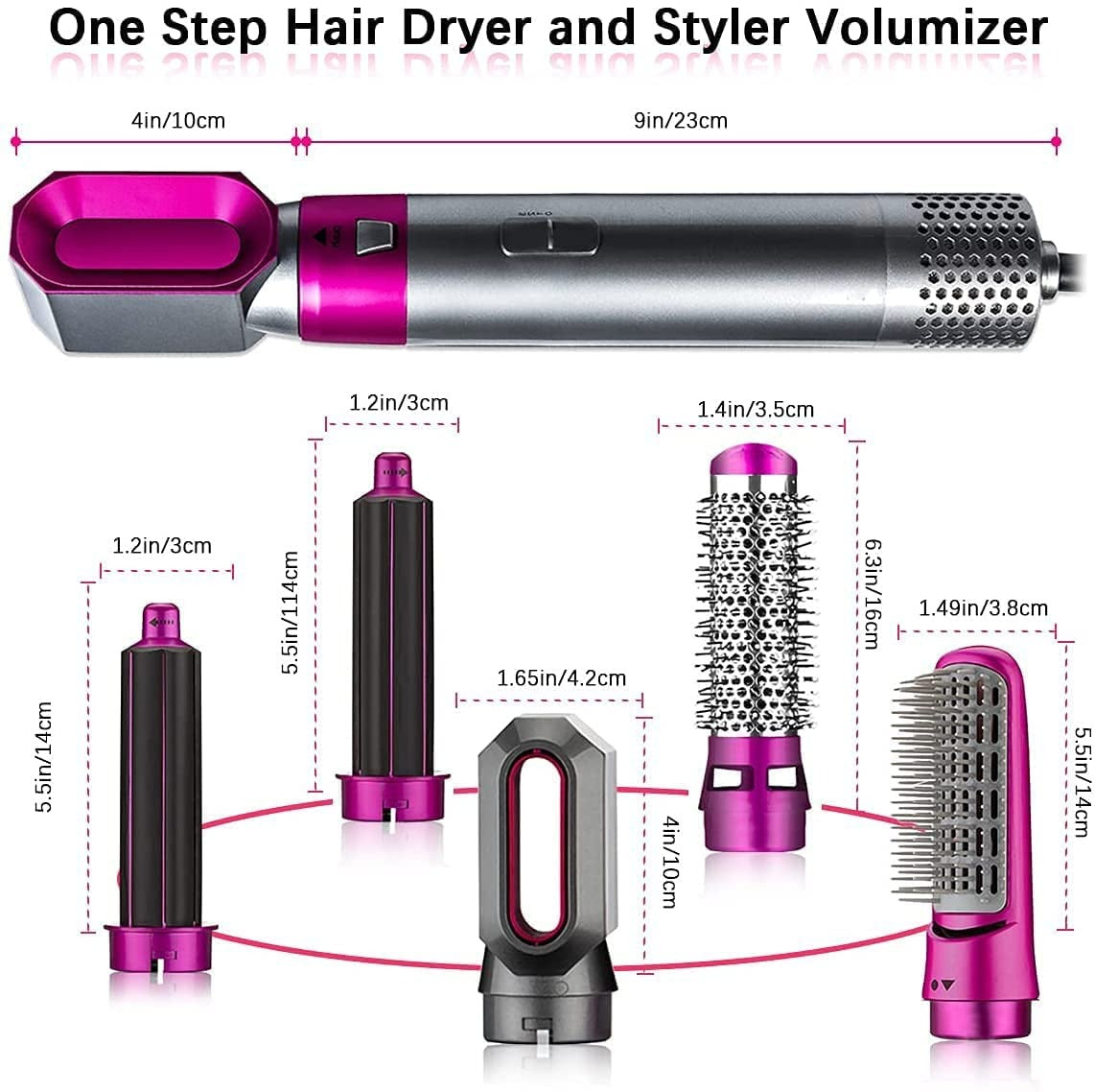 5 In 1 Hot Hair Styling Brush