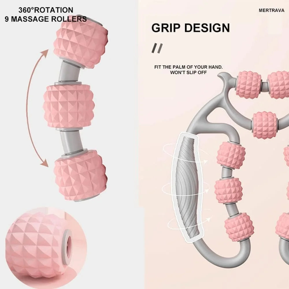 9 Wheels Roller Muscle Relaxation