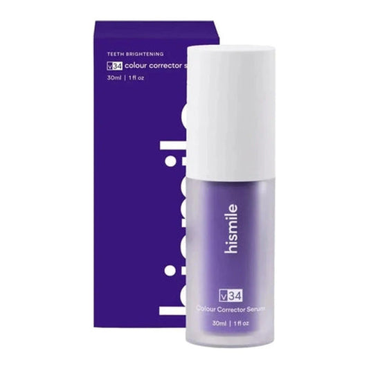 Hismile V34 Purple Whitening Serum – Instantly Brighten Teeth & Remove Yellow Stains