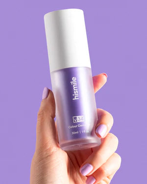 Hismile V34 Purple Whitening Serum – Instantly Brighten Teeth & Remove Yellow Stains